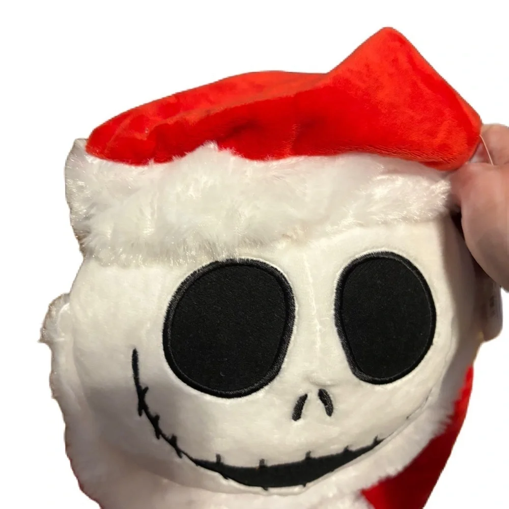 Disney Jack Skellington Santa Plush Tree Hugger Topper Christmas Decor NEW Red